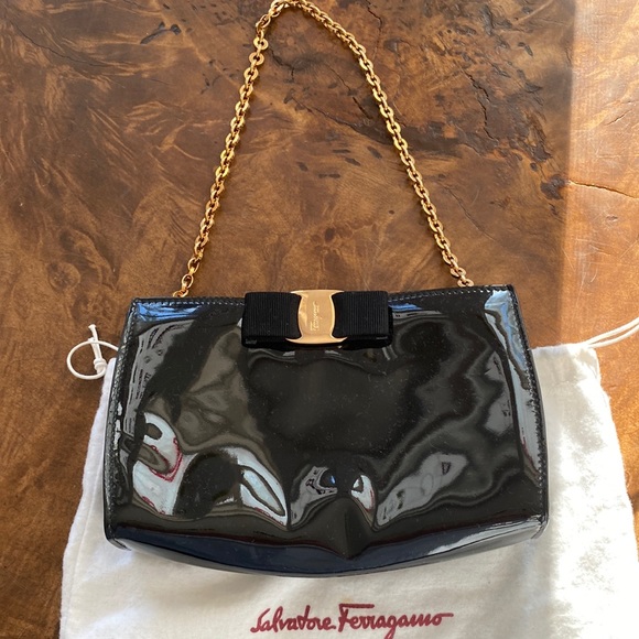 Salvatore Ferragamo bow clutch - Picture 5 of 5